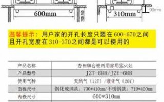  燃气灶开孔尺寸什么价「燃气灶开孔尺寸比实际尺寸大多少」