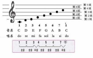如何看c调音阶图,c调音阶频率对照表 