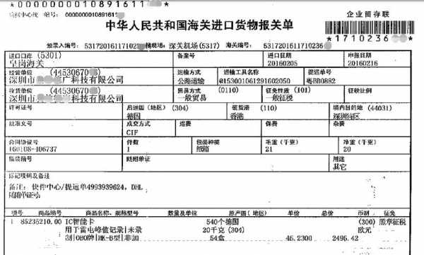 报关单号什么意思-报关单号码各代表什么-第1张图片-乐清光明电器科技有限公司