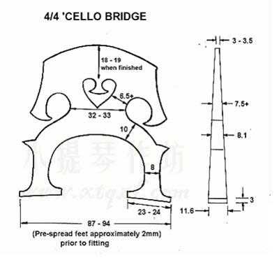 大提琴琴码高度如何量_大提琴琴码高低对音色的影响-第3张图片-乐清光明电器科技有限公司