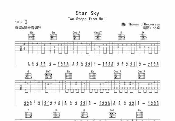 如何用sky弹starsky乐谱_star sky怎么弹-第3张图片-乐清光明电器科技有限公司