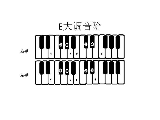 钢琴e调怎么弹图解-钢琴调E中135如何按-第1张图片-乐清光明电器科技有限公司