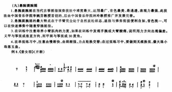  古筝谱里的摇指如何弹「古筝谱里的摇指如何弹出来」-第2张图片-乐清光明电器科技有限公司