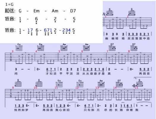歌曲如何配吉他和旋（歌曲如何配吉他和旋谱）-第3张图片-乐清光明电器科技有限公司