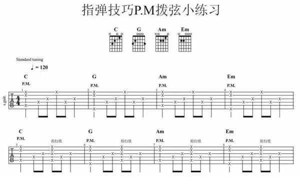 吉他指弹小技巧-第2张图片-乐清光明电器科技有限公司